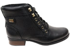 Minki Womens Comfortable Brazilian Leather Lace Up Boots