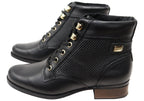 Minki Womens Comfortable Brazilian Leather Lace Up Boots
