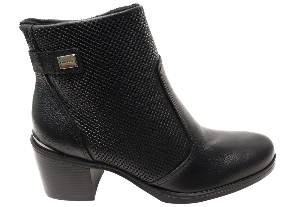 Mercury Womens Comfortable Brazilian Leather Ankle Boots