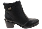 Mercury Womens Comfortable Brazilian Leather Ankle Boots