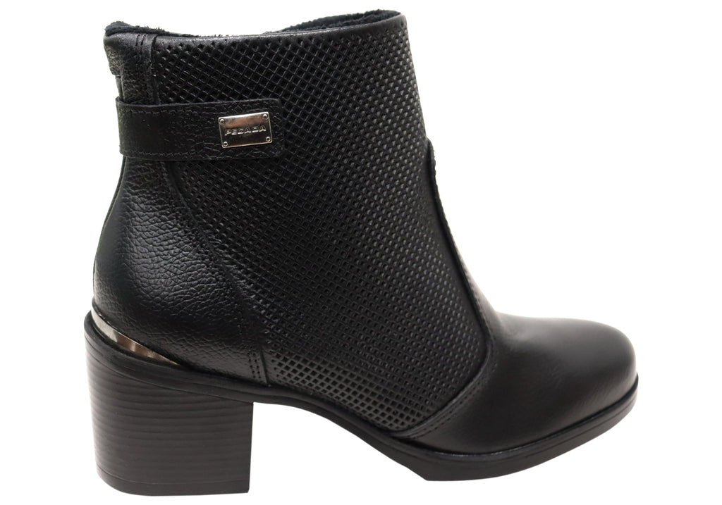 Mercury Womens Comfortable Brazilian Leather Ankle Boots