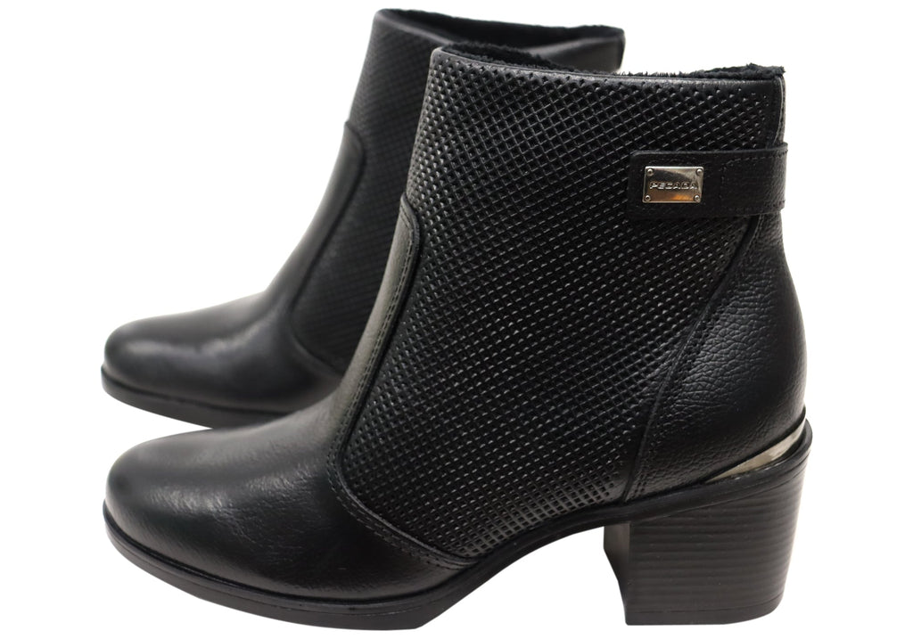 Mercury Womens Comfortable Brazilian Leather Ankle Boots