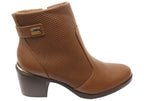 Mercury Womens Comfortable Brazilian Leather Ankle Boots