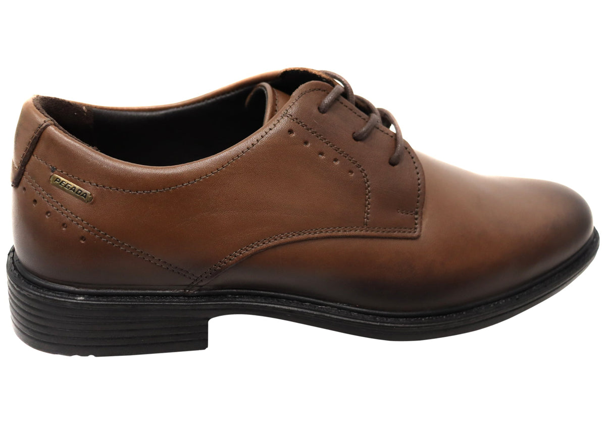 Bruno Mens Comfortable Brazilian Leather Lace Up Dress Shoes