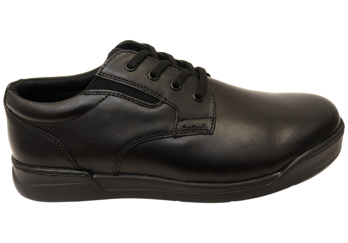 Mens Defender EE Extra Wide Leather Shoes