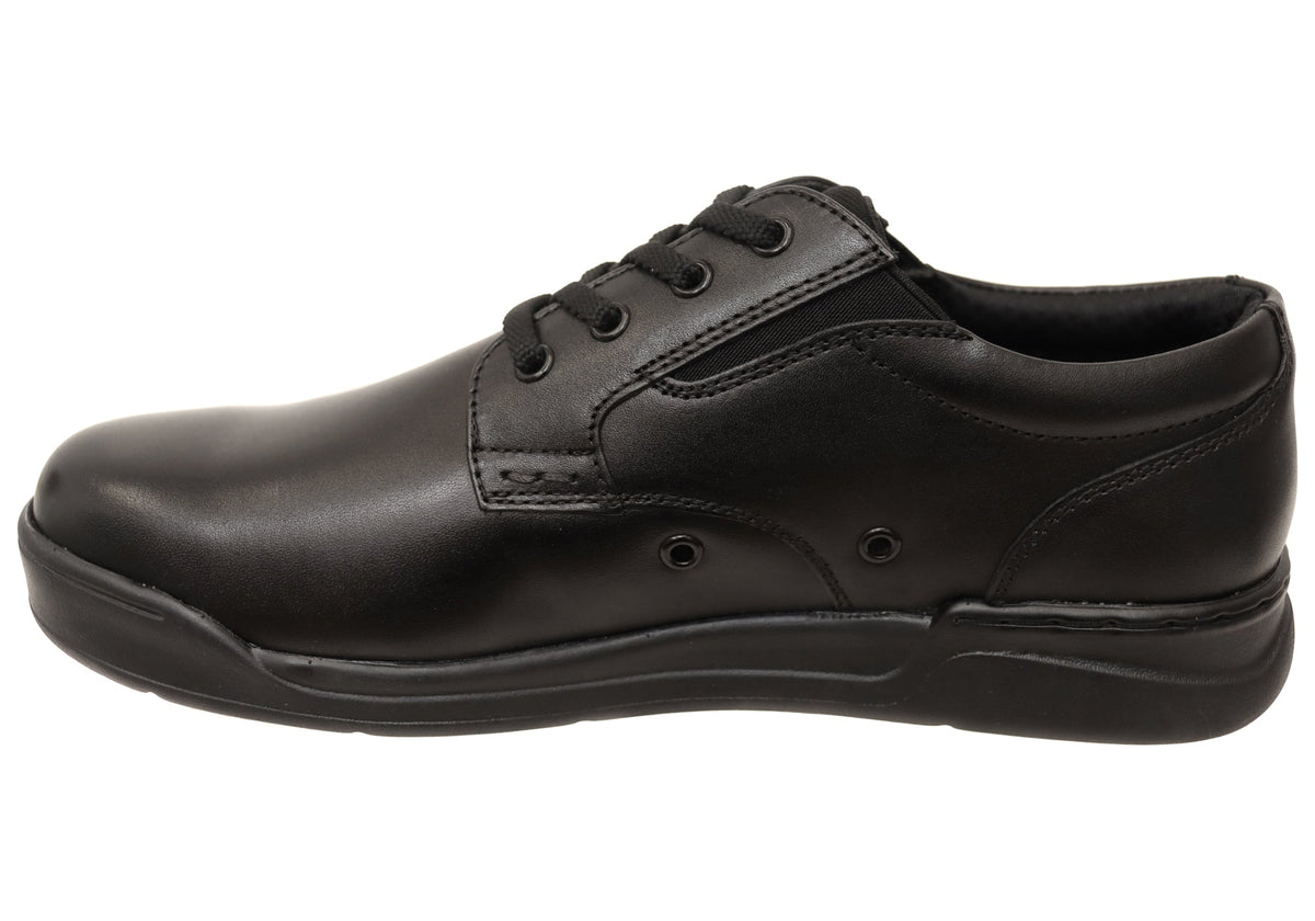 Mens Defender EE Extra Wide Leather Shoes