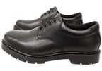 Mens Patrol EE Extra Wide Leather Lace Up Comfortable Shoes