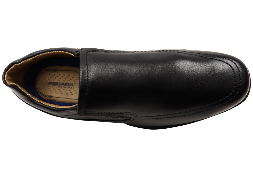 Ian Mens Comfortable Brazilian Leather Slip On Dress Shoes