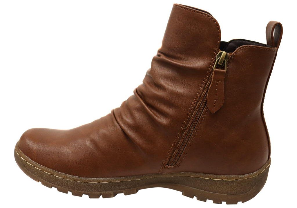 Greco Womens Comfortable Ankle Boots