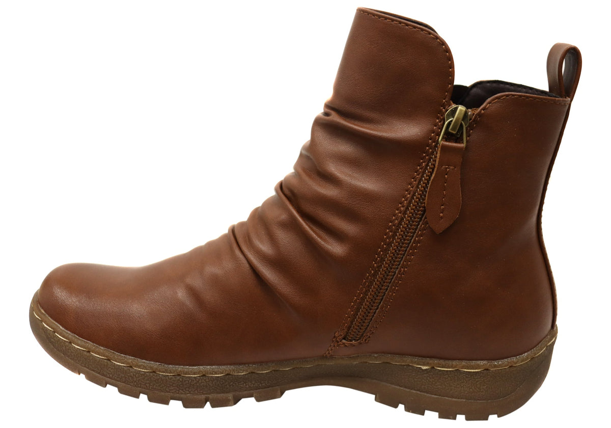 Greco Womens Comfortable Ankle Boots