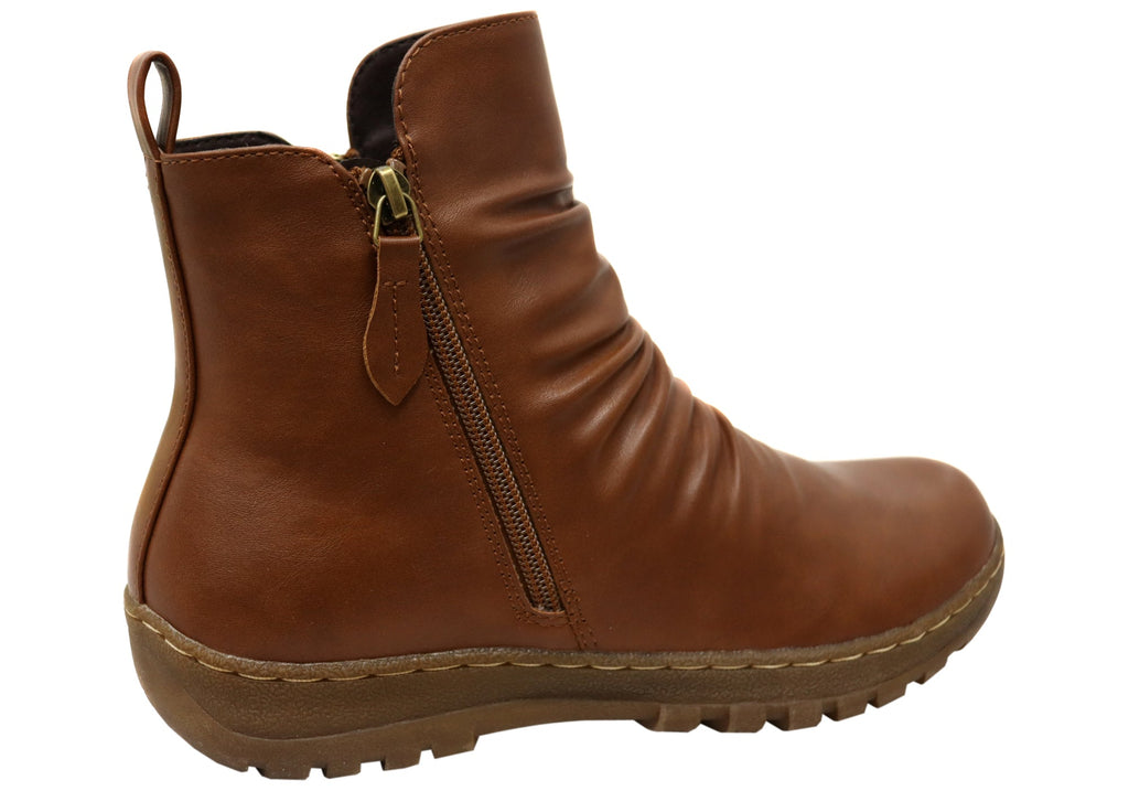 Greco Womens Comfortable Ankle Boots