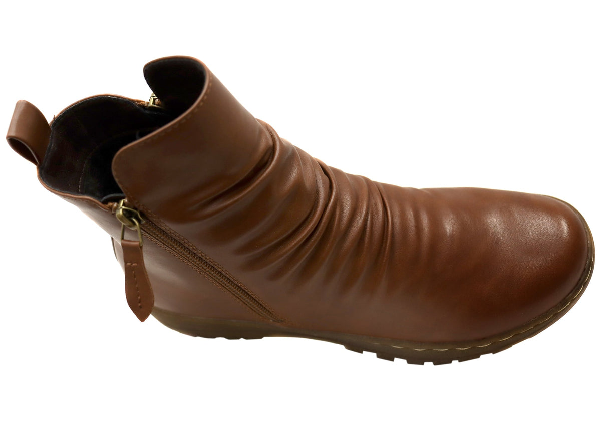 Greco Womens Comfortable Ankle Boots
