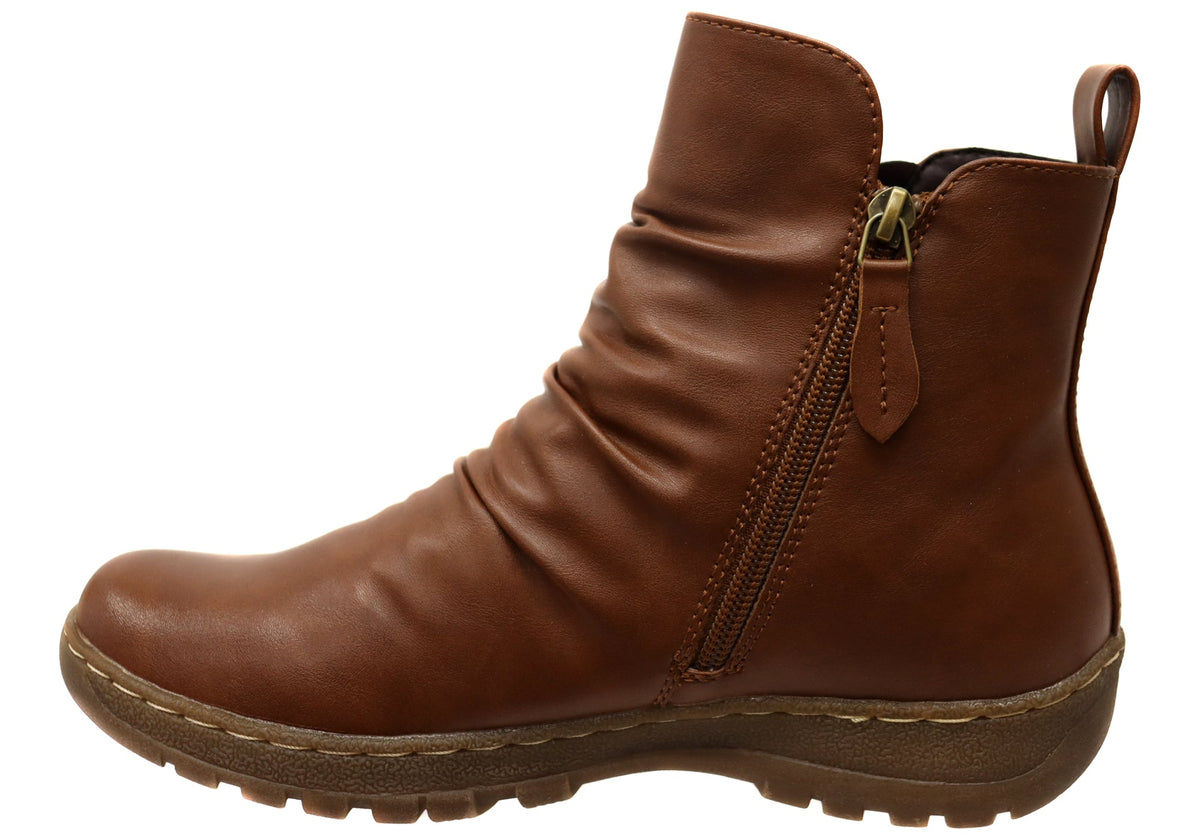Greco Womens Comfortable Ankle Boots