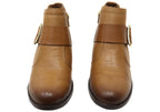 Macey Womens Comfortable Brazilian Leather Ankle Boots