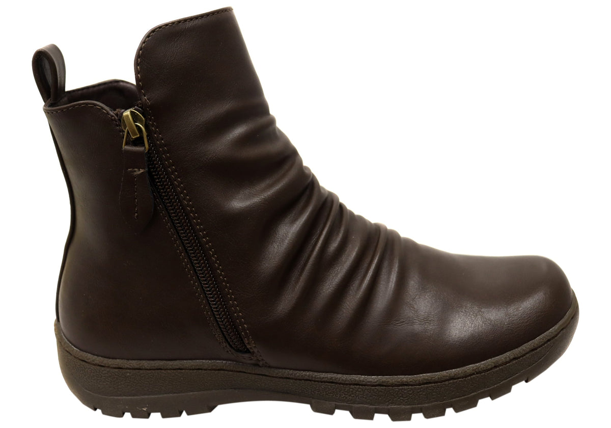 Greco Womens Comfortable Ankle Boots