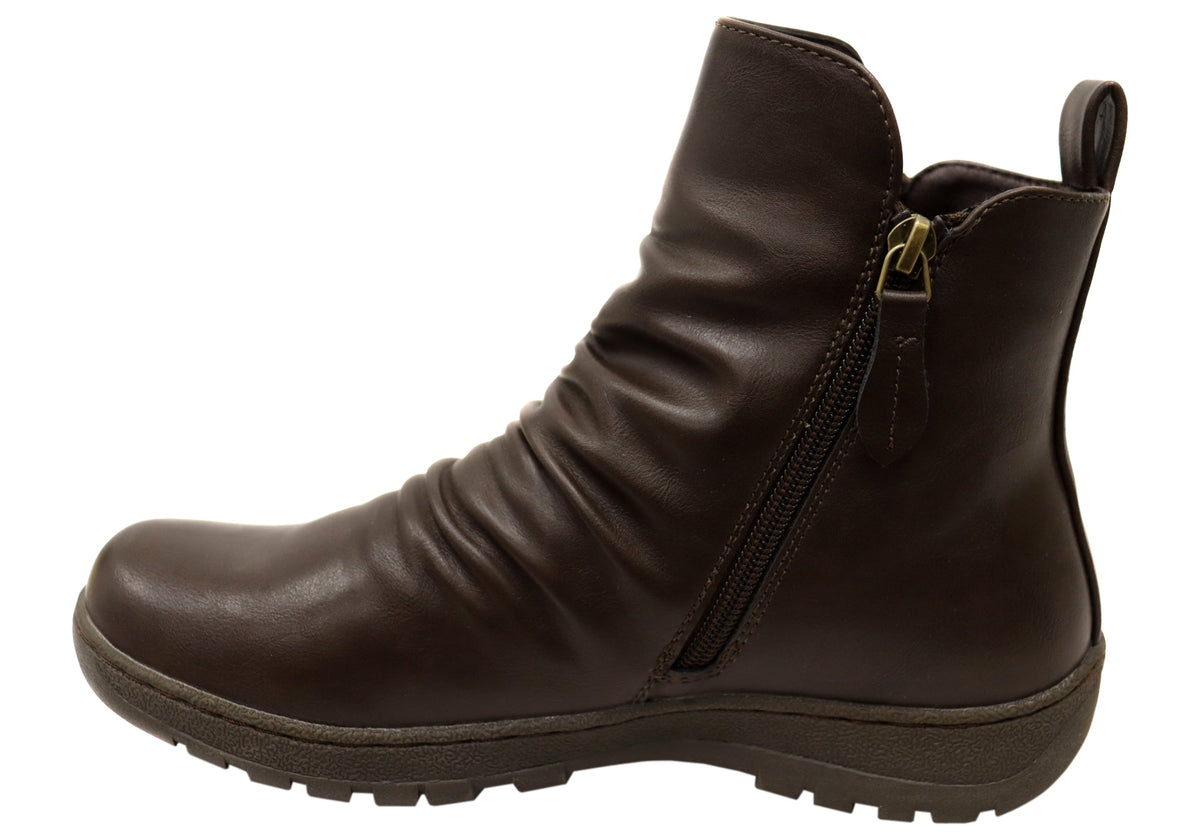 Greco Womens Comfortable Ankle Boots