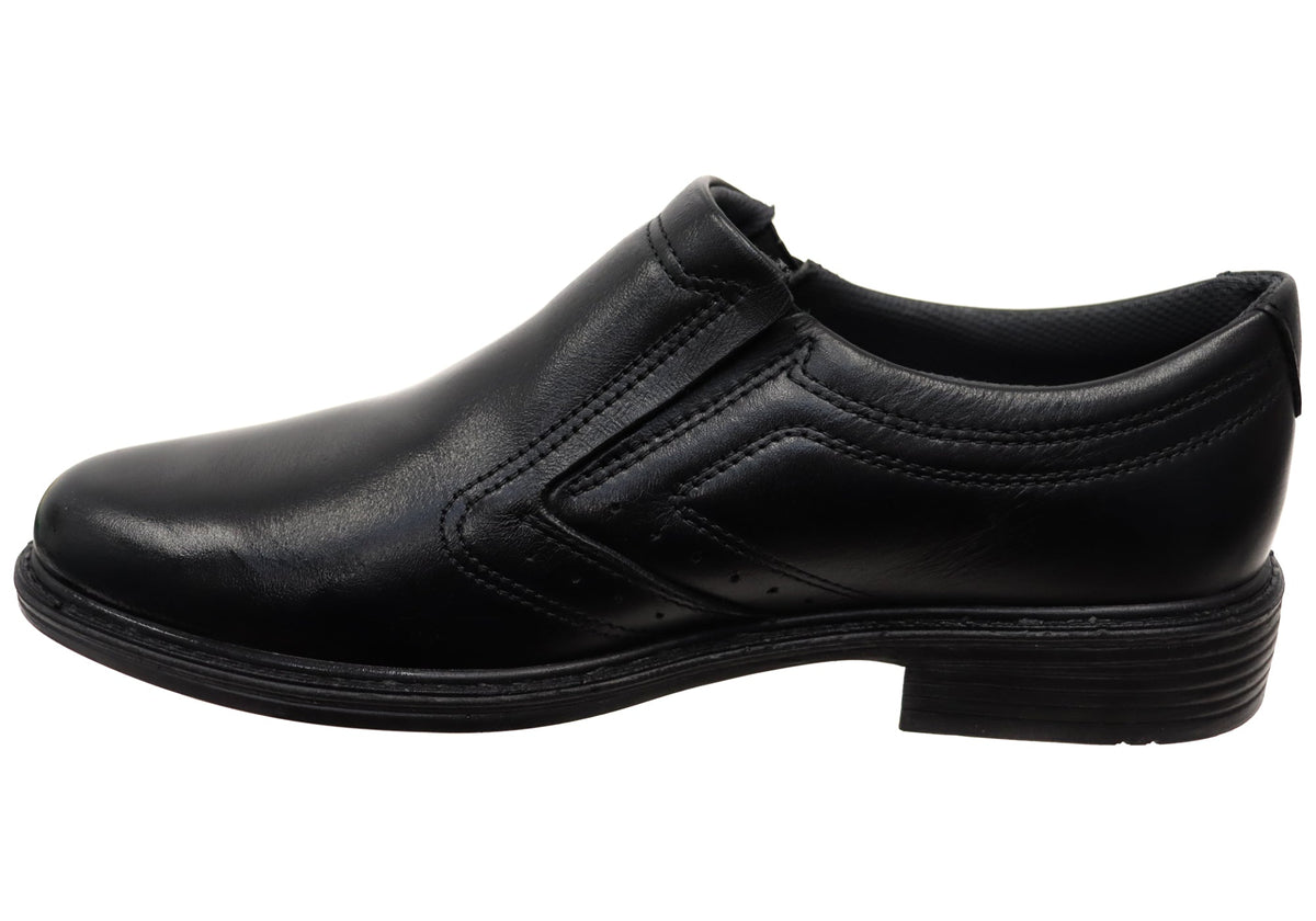 Kaine Mens Comfortable Brazilian Leather Slip On Dress Shoes