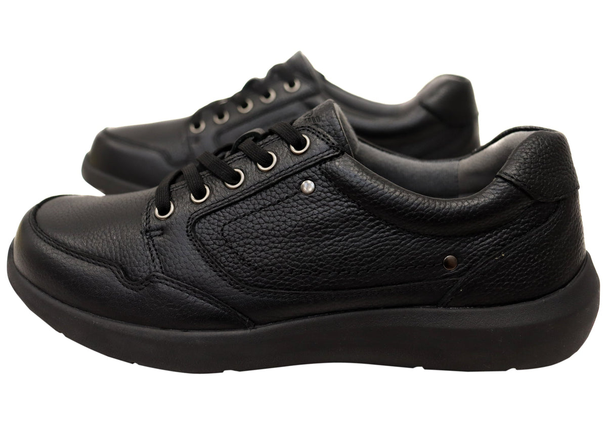 Samuel Lace Up Mens Leather Supportive Extra Extra Wide Shoes