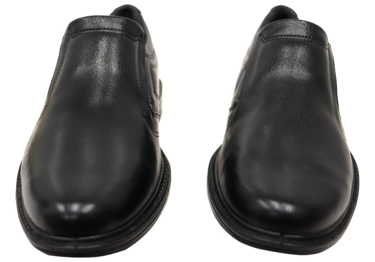 Kaine Mens Comfortable Brazilian Leather Slip On Dress Shoes