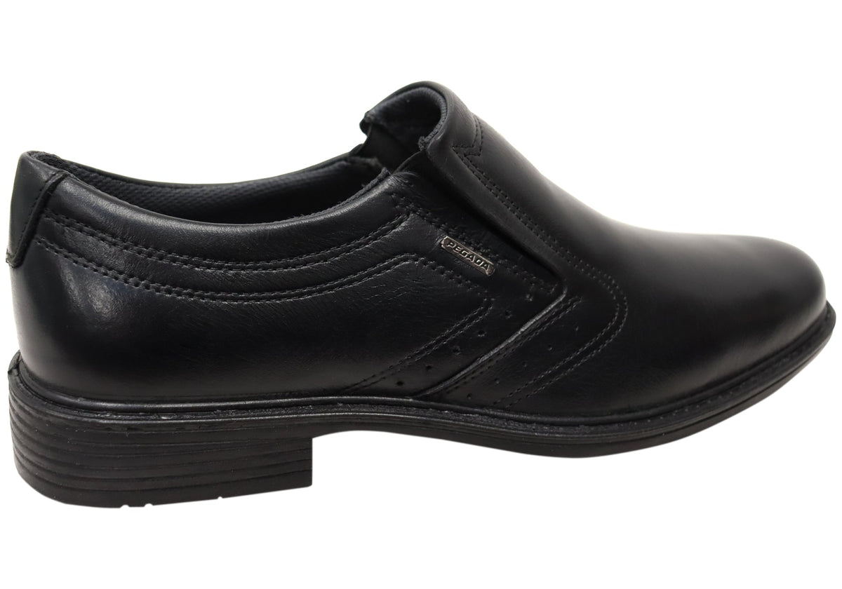 Kaine Mens Comfortable Brazilian Leather Slip On Dress Shoes