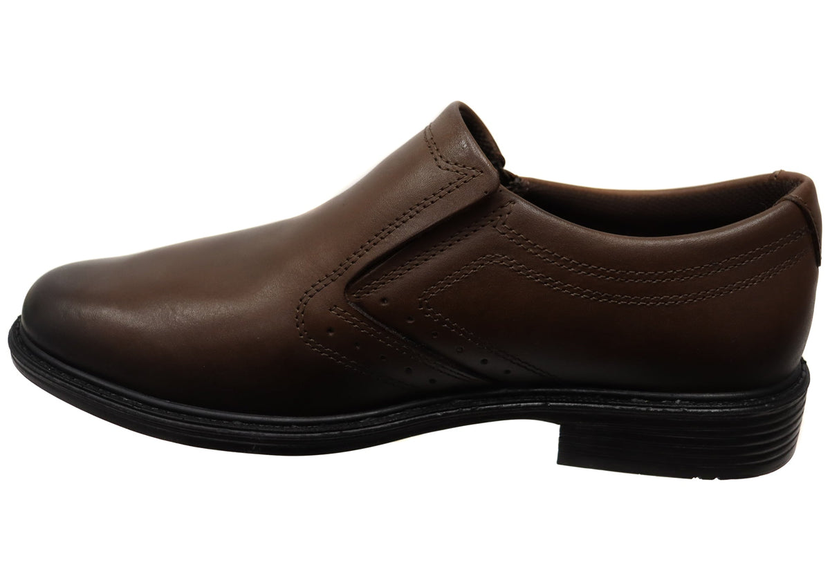 Kaine Mens Comfortable Brazilian Leather Slip On Dress Shoes