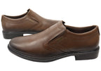 Kaine Mens Comfortable Brazilian Leather Slip On Dress Shoes