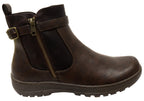 Grey Womens Comfortable Ankle Boots