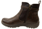 Grey Womens Comfortable Ankle Boots
