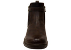 Grey Womens Comfortable Ankle Boots