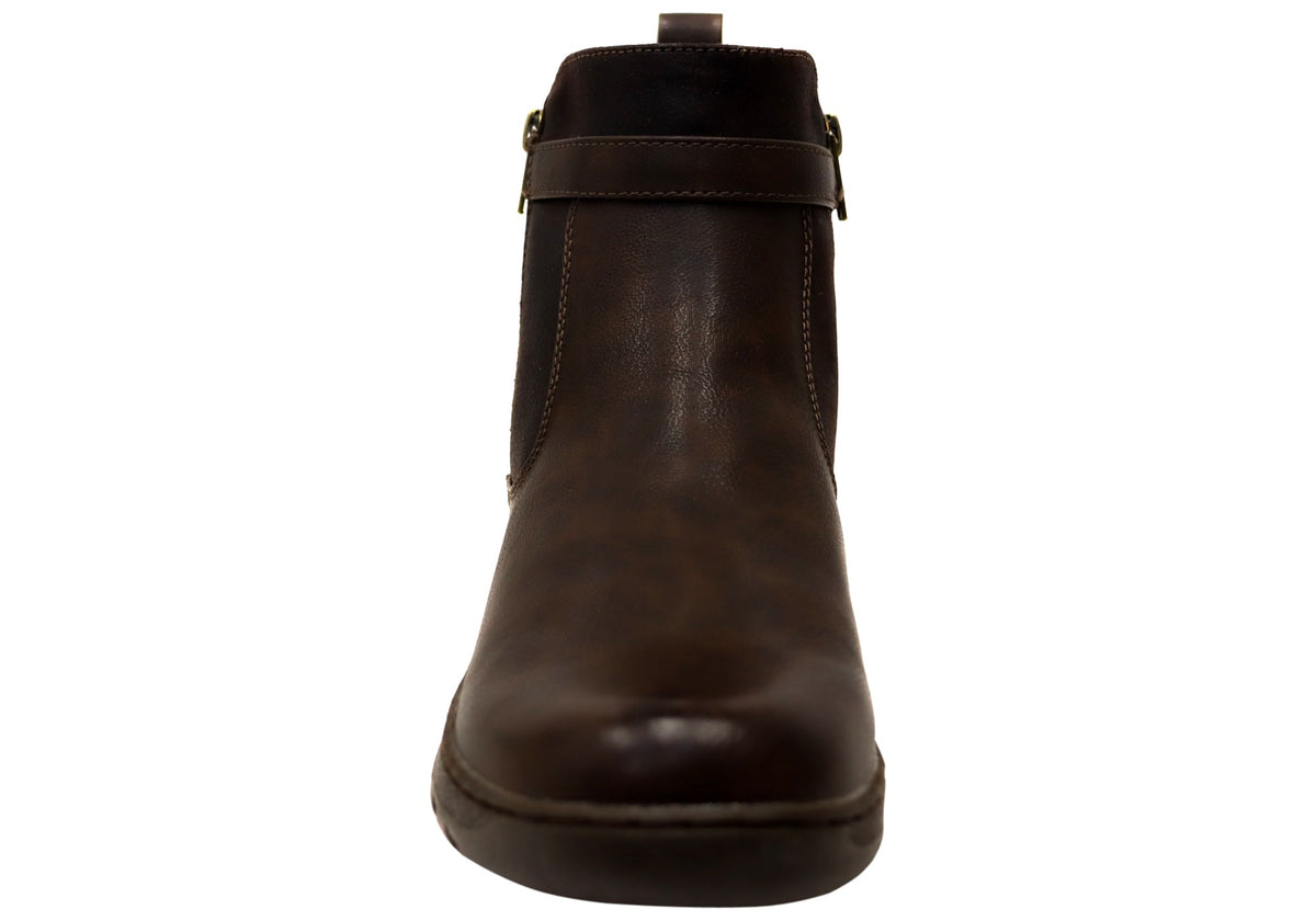 Grey Womens Comfortable Ankle Boots