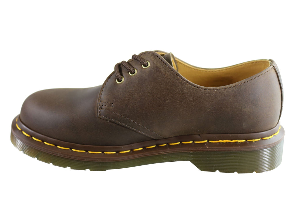 1461 Gaucho Crazy Horse Lace Up Comfortable Unisex Shoes