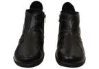 Lucio Womens European Comfortable Leather Ankle Boots