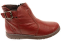 Cora Womens Comfortable Leather Ankle Boots Made In Brazil
