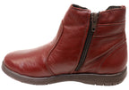 Cora Womens Comfortable Leather Ankle Boots Made In Brazil