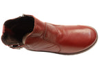 Cora Womens Comfortable Leather Ankle Boots Made In Brazil