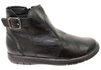 Cora Womens Comfortable Leather Ankle Boots Made In Brazil