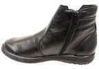 Cora Womens Comfortable Leather Ankle Boots Made In Brazil