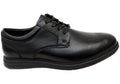 Mens EE Extra Wide Chase Work Plain Shoes