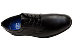 Mens EE Extra Wide Chase Work Plain Shoes