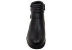 Linger Womens European Comfortable Leather Ankle Boots