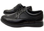 Mens EE Extra Wide Chase Work Plain Shoes