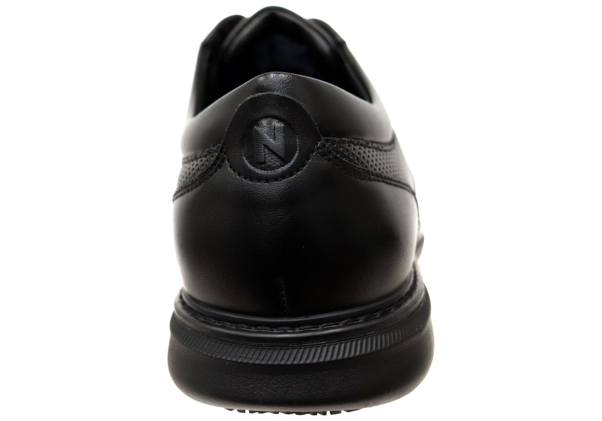 Mens EE Extra Wide Chase Work Plain Shoes
