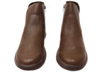 Kellie Womens Comfortable Leather Ankle Boots Made In Brazil