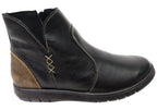 Kellie Womens Comfortable Leather Ankle Boots Made In Brazil