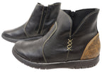Kellie Womens Comfortable Leather Ankle Boots Made In Brazil