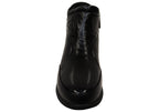 Moora Womens European Comfortable Leather Ankle Boots