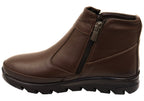 Austina Womens European Comfortable Leather Ankle Boots