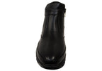 Austina Womens European Comfortable Leather Ankle Boots