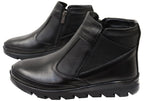 Austina Womens European Comfortable Leather Ankle Boots