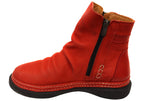 Azuro Womens European Comfortable Leather Ankle Boots